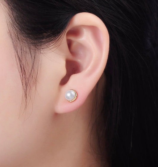 Pure Grace Pearl Studs