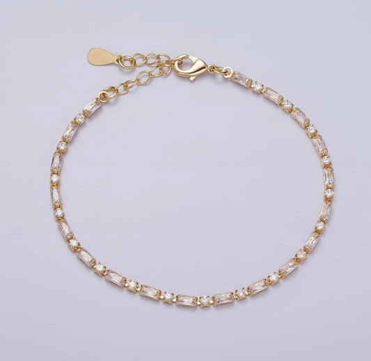 Divine Elegance Tennis Bracelet