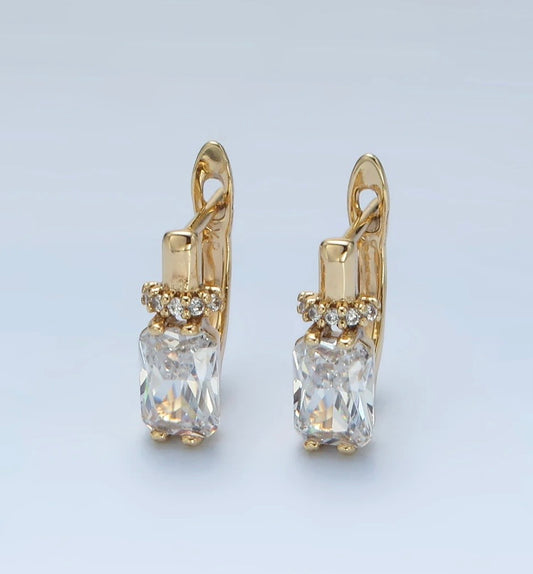 Grace & Glow Baguette Earrings