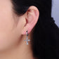 Graceful Aura Huggie Earrings