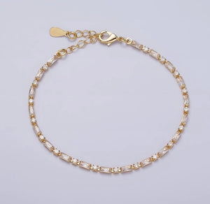 Divine Elegance Tennis Bracelet