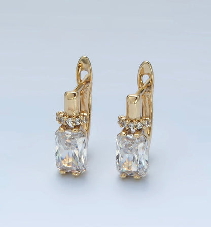 Grace & Glow Baguette Earrings