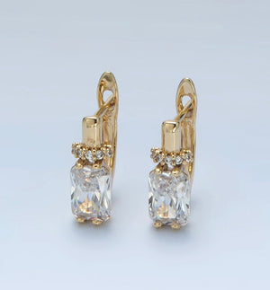 Grace & Glow Baguette Earrings