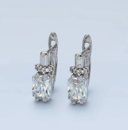 Grace & Glow Baguette Earrings